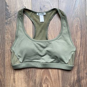 Forever 21 mesh back sports bra